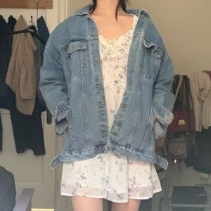 denim oversized jacket blue washed🌟